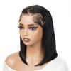 SUPERNOVA Glueless Styled Short Bob Wig Human Hair 13x4 Lace Front Braided Wigs For Black Women Straight Wear And Go Glueless Wigs Human Hair Pre Plucked Pre Cut Lace 200 Density(14 Inch) view 2