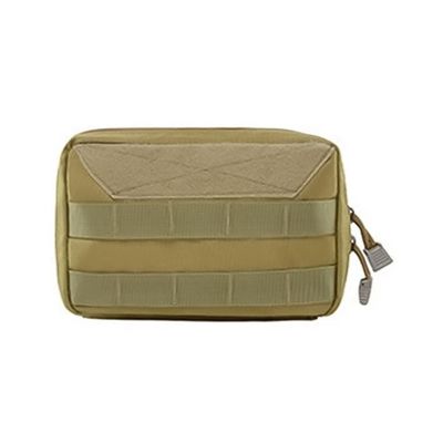 1 Pcs Tactical Toiletry Bag for Men Beige Travel Organizer with Large Capacity for Military Camping Outdoor Bathroom Shaving Bag Compartments Heavy-Duty Polyester Water-Resistant Compact Portable