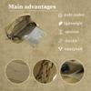 1 Pcs Tactical Toiletry Bag for Men Beige Travel Organizer with Large Capacity for Military Camping Outdoor Bathroom Shaving Bag Compartments Heavy-Duty Polyester Water-Resistant Compact Portable view 3