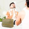 1 Pcs Tactical Toiletry Bag for Men Beige Travel Organizer with Large Capacity for Military Camping Outdoor Bathroom Shaving Bag Compartments Heavy-Duty Polyester Water-Resistant Compact Portable view 4