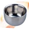 IWOWHERO Stainless Steel Shaving Bowl Bubbling Razor Bowl Shaving Soap Cup Men's Care Practical Design Home Use view 3