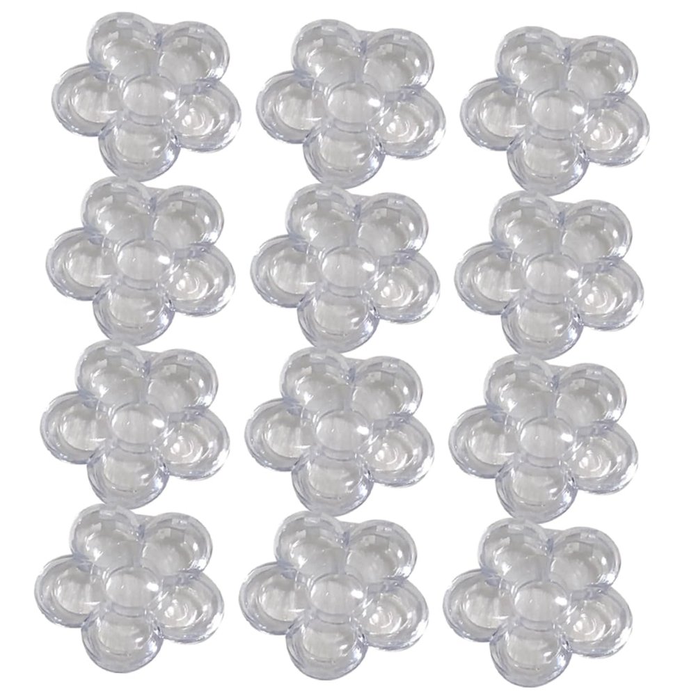 VICASKY 12pcs Refillable Lipstick Holder Design Versatile Empty Eyeshadow Case for Makeup Storage for Travel and Daily Use