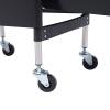 JLYNOWPT Salon Cart, Lighter and Strong Material Salon Trolley with Handle and Rolling Wheels,Hair Cart with 5 Drawers and 2 Hair Dryer Holder Side Tray for Barbershop Beauty Spa view 4