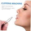 Baluue Nose Hair Trimmer Men Tweezers Round Head Clip Trimmer Tool Nasal Hair Remover view 2