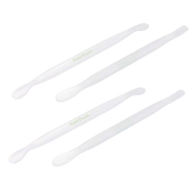 DECORNIJIA 4pcs Dead Skin Remover Non- Cuticle Trimmer and Nail Push for Dead Skin Removal for Home and Travel Use