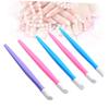BIUDECO 10pcs Professional Nail Cuticle Dual Tips Manicure Tools Dead Skin Remover Nail Art Tool Random Color view 1