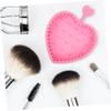 SOESFOUFU Makeup Brush Cleaner Mat Silicone Cleaning Cushion for Makeup Brushes Foldable Design for Easy Use and Home Use view 4