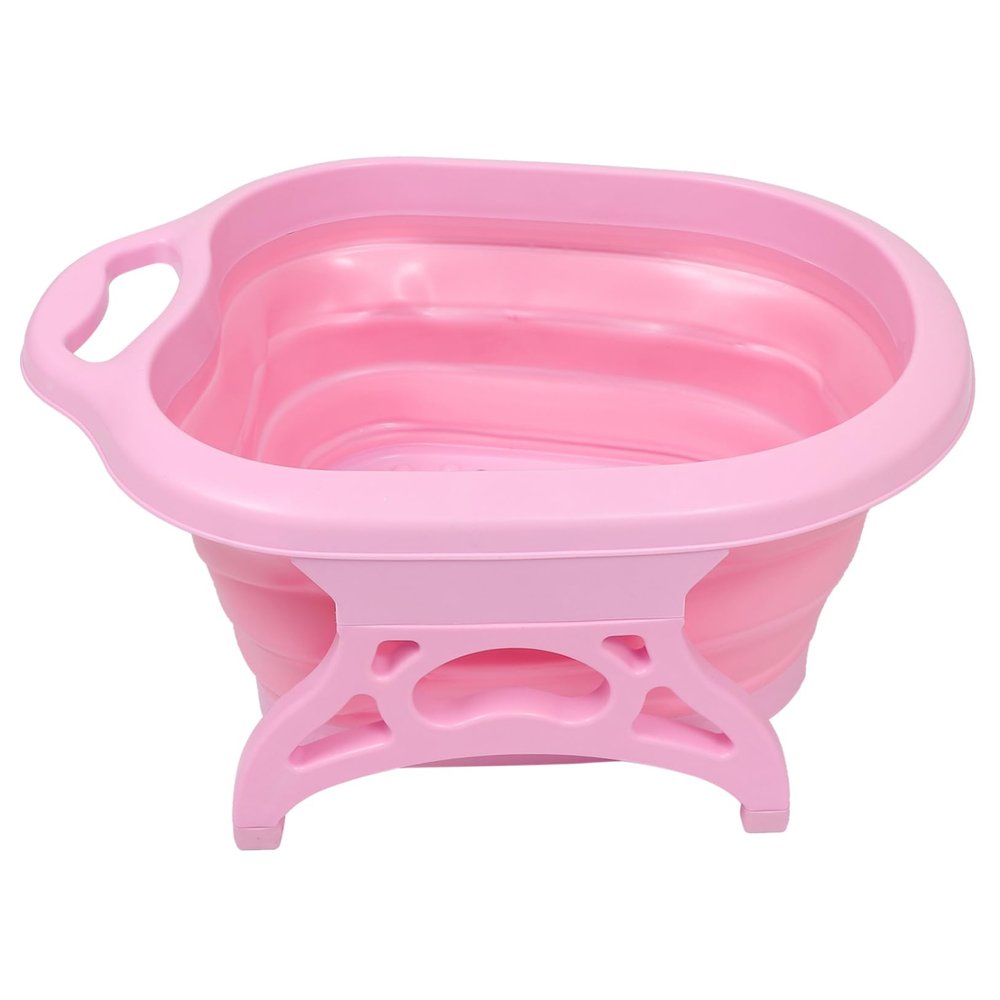 Anneome Folding Foot Soak Basin Foldable Foot Tub for Soaking Heated Spa Tub Travel Soak Basin Easy to Use Bath