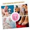 Anneome Folding Foot Soak Basin Foldable Foot Tub for Soaking Heated Spa Tub Travel Soak Basin Easy to Use Bath view 2