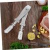 DECOMELODY 2pcs Stainless Steel Pig Hair Removal Tool Multi-use Scraper for Pig Goose and Fish Scales Portable Hair Shaving Device Easy to Use Kitchen Helper view 4