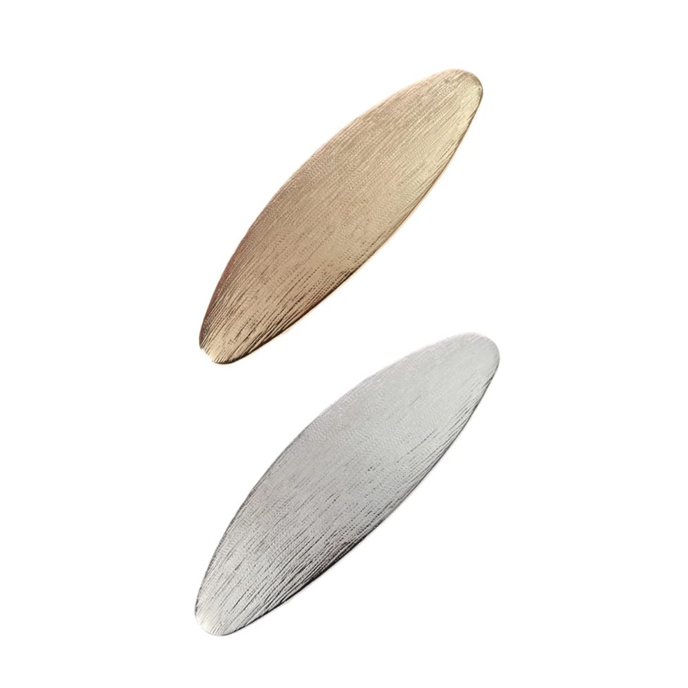 PartyKindom 2pcs Spring Hair Holders Oval Hair Clips for Women Stylish and for Daily Use