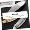 PartyKindom 2pcs Spring Hair Holders Oval Hair Clips for Women Stylish and for Daily Use view 4