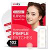 Sosky Pimple Patches for Face, Hydrocolloid Acne Patches, Zit Sticker for Face and Skin 102 Count 10mm view 1