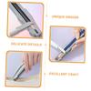 Didiseaon 3pcs Stylish Eyebrow Pencil Sharpener Aid Makeup Marker Pencil Sharpener Tool view 3