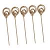 Healvian 5pcs Fashionable Metal Hair Stick Women Hairpin Fork Stylish Ponytail Holder for Bun Decorations view 1
