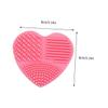 Baluue 6pcs Silicone Makeup Brush Cleaning Mat Multi-functional Portable Cleansing Cushion for Easy Tool Maintenance Mixed Colors view 2