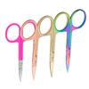 BIUDECO 4pcs Stainless Steel Nose Hair Trimmer Facial Hair Scissors Eyebrow Tweezer Kit view 3