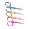 BIUDECO 4pcs Stainless Steel Nose Hair Trimmer Facial Hair Scissors Eyebrow Tweezer Kit view 4