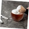 DECOMELODY Shave Foam Bowl Wooden Shaving Soap Cup Smooth Lathering Device Men's Cleansing Bowl view 2