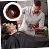 HAKIDZEL Natural Wooden Shaving Soap Bowl Shaving Mug Container Beard Care Present Men view 3