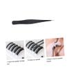 Baluue 6pcs Stainless Steel Eyelash Tweezers Eyebrow Tweezers for Men Makeup Eyelash Clip view 3
