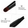 TOGEVAL 2pcs Angled Brow Brush Dual-ended Eyebrow Makeup Tool with Cover Professional Grade for Beginners and Experts for Shaping and Enhancing Eyebrows view 4