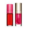 Clarins Water Lip Stain, 01 Rose Water and Lip Oil, 04 Pitaya Bundle | Buildable, Matte Finish Lip Stain | Sheer, High Shine Finish Lip Oil view 1