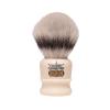 Simpsons Shaving Brush Chubby 3 CH3 Platinum Fibre - Faux Ivory Handle - Premium Wet Shave Tool for Rich Lather - Extra Soft & Dense - Luxury Shaving Brush for Smooth, Comfortable Grooming view 2