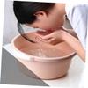 BAZEITFLOW Fashion Bucket Household Wash Basin Large Round Washbasin Plastic Bowl for Feet Soaking view 3