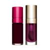 Clarins Water Lip Stain, 04 Violet Water and Lip Oil, 10 Plum Bundle | Buildable, Matte Finish Lip Stain | Sheer, High Shine Finish Lip Oil view 1