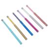 Baluue 6pcs Eyelash Curl Comb Rhinestone Handle Makeup Tools for Mascara Separation Family Daily Use view 1