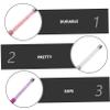 Baluue 6pcs Eyelash Curl Comb Rhinestone Handle Makeup Tools for Mascara Separation Family Daily Use view 2