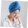 Baluue 2pcs Fast Drying Hair Towel Wrap Ultra Absorbent Microfiber Shower Cap for Women Quick Drying Hair Turban view 3