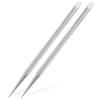 Ipetboom 2pcs Stainless Steel Cuticle Pusher Tool Nail Art Scraper for Dead Skin Removal Ergonomic Design for for Manicure and Pedicure Care view 1