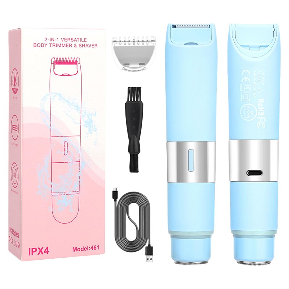 Washable Small Hair Shaver Woman Rechargeable Trimmer ABS Texture Effective Hair Removal Tool Suitable for Face and Body