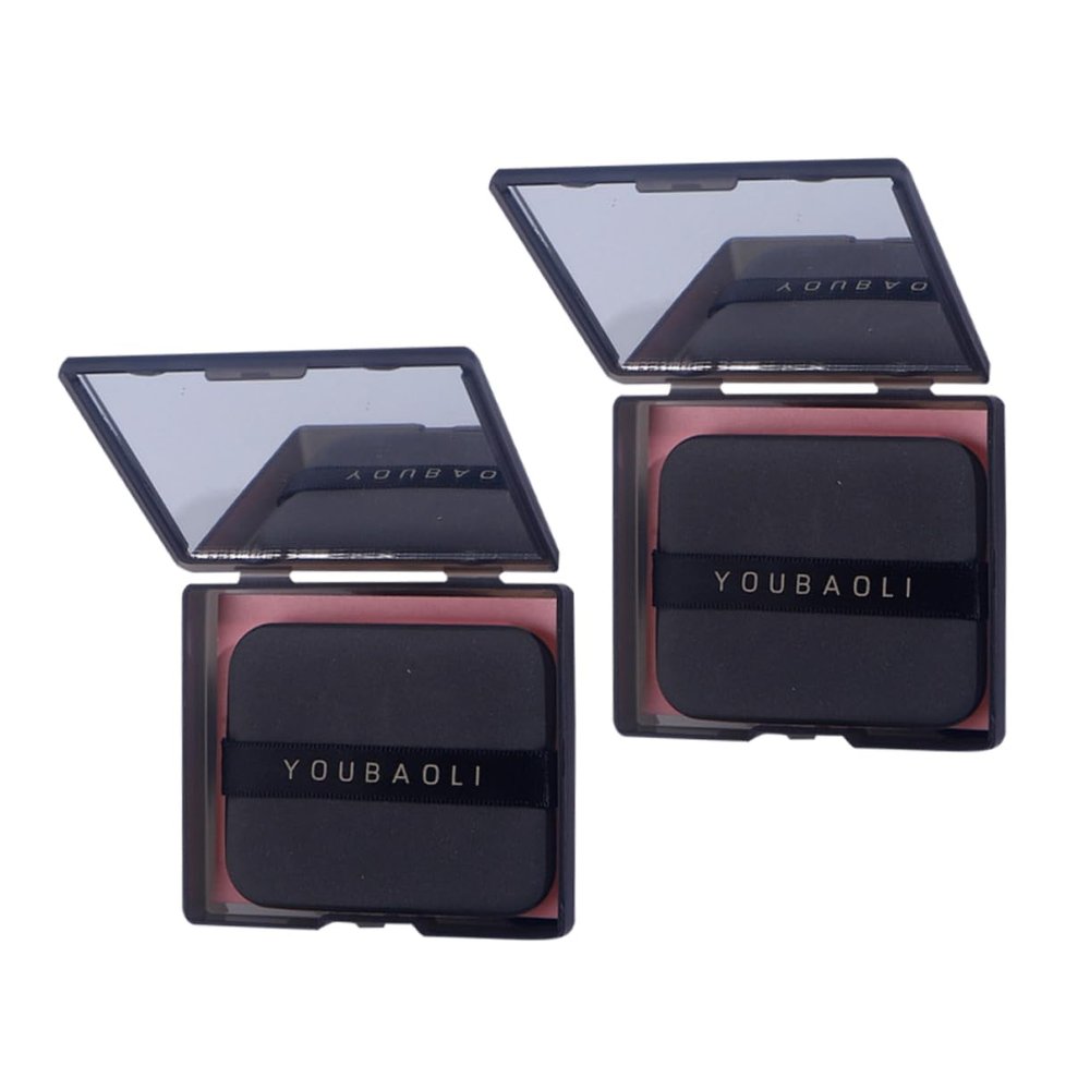 VICASKY 2sets Oil Absorbing Blotting Sheets with Mirror Case of Oily Cleaning Papers for Makeup and Control