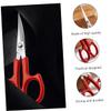 BAZEITFLOW 2pcs Stylish and Makeup Scissors for Eyebrow Beard Facial Hair Trimming Compact Design for view 2