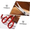 BAZEITFLOW 2pcs Stylish and Makeup Scissors for Eyebrow Beard Facial Hair Trimming Compact Design for view 3