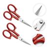 BAZEITFLOW 2pcs Stylish and Makeup Scissors for Eyebrow Beard Facial Hair Trimming Compact Design for view 4