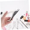 BAZEITFLOW Nail Clipper Tool for Nails Textured Handle for Precision Trimming for French Manicures Smooth Edges -up view 4