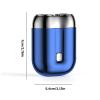 Electric Travel Shaver Man Pocket Washable Electronic Rechargeable Cordless Face Shaving Beard Trimmer Travel Shaver view 4