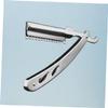 Ipetboom Vintage Manual Scraper Razor Beard Cutting Tool Eyebrow Shaper Hairdressing Scraper for Men Grooming Kit view 4