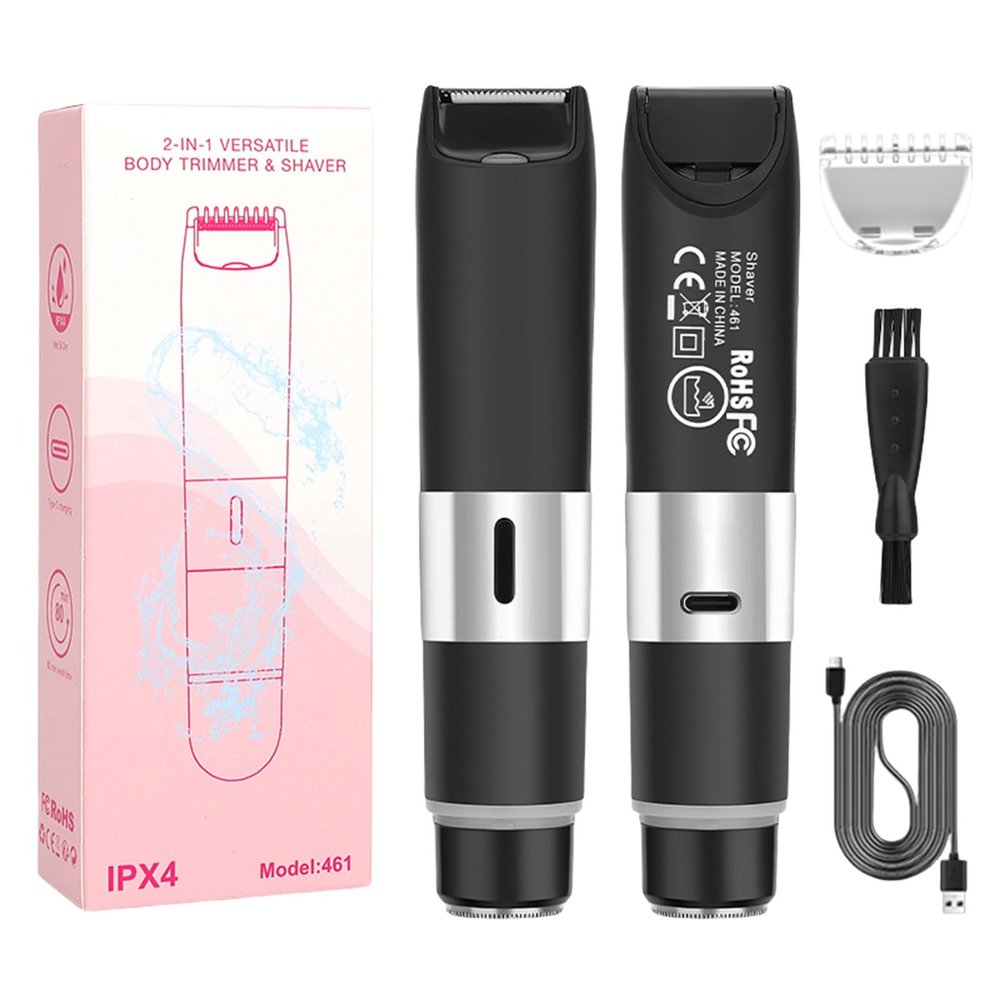 Washable Small Hair Shaver Woman Rechargeable Trimmer ABS Texture Effective Hair Removal Tool Suitable for Face and Body