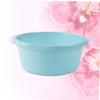 DECOMELODY 2pcs Fashion Bucket Wash Basin Plastic Foot Basin Washbasin for Bathroom Kitchen view 4