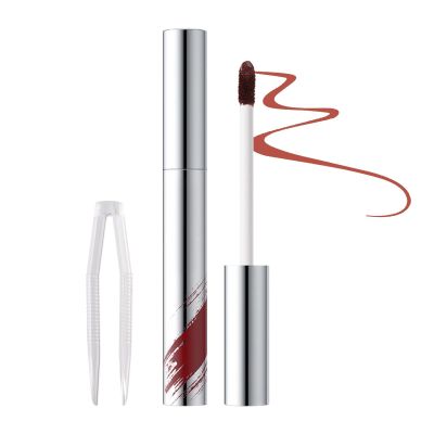 Lip Stain Peel Off, Waterproof Peel Off Lip Liner for Girls Women, Smudge Proof Lips Stain Liner with Tweezers, Long Lasting Korean Makeup Lips Tint Peels Offs, for All Skin Tones