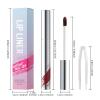 Lip Stain Peel Off, Waterproof Peel Off Lip Liner for Girls Women, Smudge Proof Lips Stain Liner with Tweezers, Long Lasting Korean Makeup Lips Tint Peels Offs, for All Skin Tones view 3