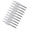 BAZEITFLOW 10pcs Portable Manicure Folding Nail Files Buffer for Natural Artificial Nails view 1