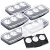Healvian 10pcs Empty Eyeshadow Holder Eyeshadow Pallets Diy Tray Compact Makeup Pallet Organizer view 1