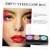 Healvian 10pcs Empty Eyeshadow Holder Eyeshadow Pallets Diy Tray Compact Makeup Pallet Organizer view 4