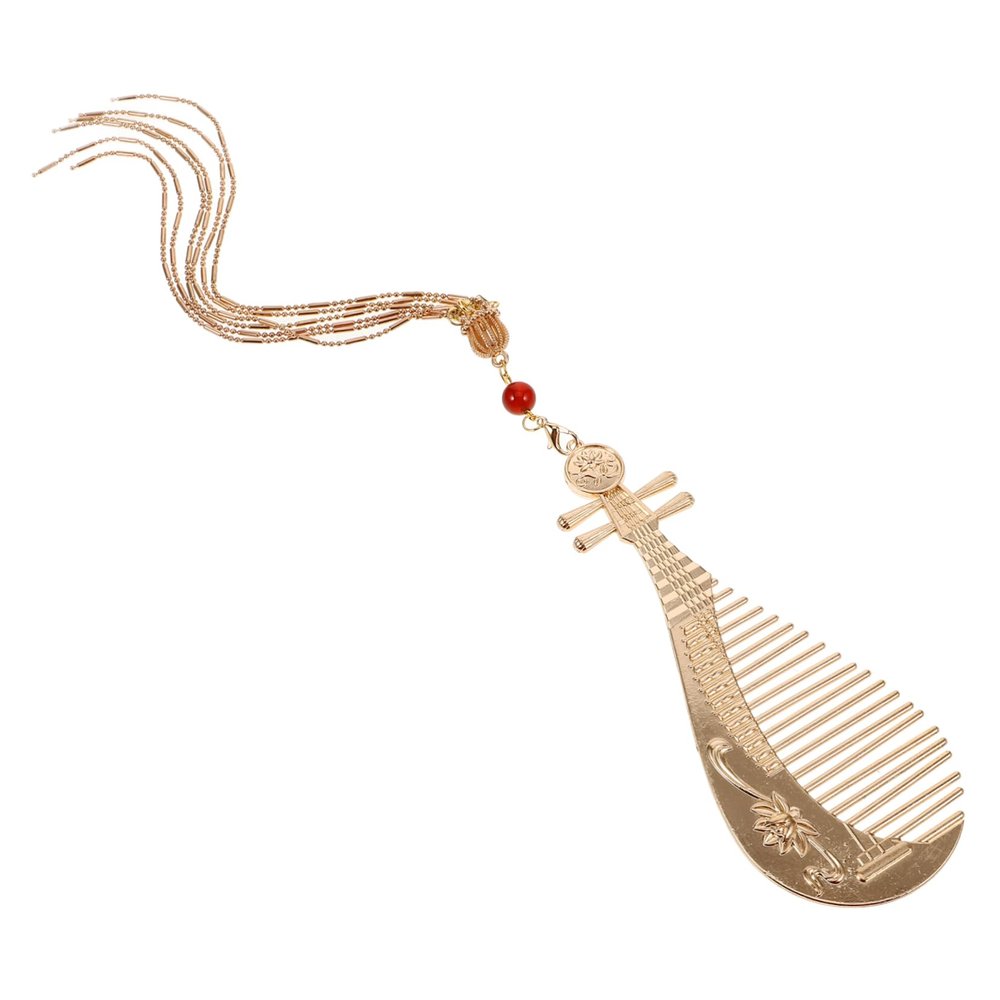 BIUDECO Decorative Women Hair Comb for Stylish Hairdressing Lightweight and Portable Side Comb Elegant Ancient Style Hair Accessory for Occasions